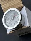 Holley Fuel Pressure Gauge, White/chrome, 0-100PSI, 1/8 Npt New. Price: $30.50.