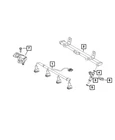 Genuine Mopar Fuel Injector Clip 68130359AA New. Price: $340.28.