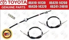Toyota Genuine JZA80 Supra Parking Brake Cable Assy Fr & Lh Rh Equalizer Set New. Price: $102.00.