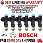 Oem Bosch Hp Upgrade X6 Fuel Injectors For 2007-2010 Buick Gmc Saturn 3.6L V6 Remanufactured. Price: $169.55.