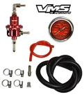 Vms Racing Universal Adjustable Fuel Pressure Regulator 1:1 Ratio & Gauge Kit Rd New. Price: $84.88.