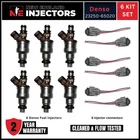 Set Of 4 Denso Injectors & Connectors 23250-65020 1989 1995 Toyota 3.0L Remanufactured. Price: $230.00.