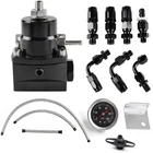 Osias Adjustable Oil Fuel Pressure Regulator Kit -6AN Fitting 30-70PSI Gauge New. Price: $35.99.