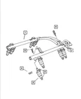 Jeep Chrysler Oem 96-01 Cherokee-fuel Rail 5014496AE New. Price: $283.99.
