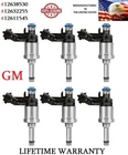 Genuine Gm 6X Fuel Injectors For 2008-2011 Cadillac Sts Cts 3.6L V6 #12638530 Remanufactured. Price: $215.00.