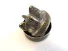Vintage 20'S Winged Brass Gas Cap With Threaded Collar, Model Era Teens & Used. Price: $75.00.