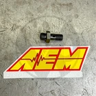 Aem High Volume -6AN Fuel Rail Fitting Banjo Stud Inlet 96-00 Honda Civic Ek New. Price: $10.95.