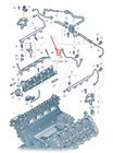 Vw Touareg 7P Fuel Rail Pipe Centre 079127507AB Neu. Price: $166.22.