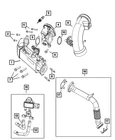 Genuine Mopar Screw 5066960AC New. Price: $16.37.