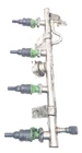 03-05 Mercedes W203 C230 Engine Motor Fuel Rail With Injectors 2710780549 Oem Used. Price: $83.00.