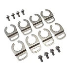 Dhd 700-004K Stainless Duramax Fuel Injector Line Retainer Kit LB7 2001-2004 New. Price: $69.00.