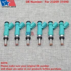 6PCS Fuel Injectors For Toyota Camry Highlander Sienna ES350 3.5L V6 23250-0P010 New. Price: $64.59.