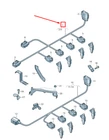 New Vw Touareg 7P Fuel Injector Cable Harness 079971627N Original. Price: $330.38.