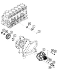 Genuine Mopar Fuel Injection Pump Ring 5093086AA New. Price: $22.61.