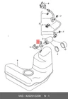 Genuine Audi R8 Spyder Fuel Feed Line 420201220B, New, Oem Neu. Price: $90.41.