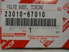 Genuine Toyota Valve Assy Timing Control 23010-67010 Oem New. Price: $213.74.