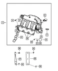 Genuine Mopar Intake Short Running Valve Actuator 5149095AB New. Price: $360.15.