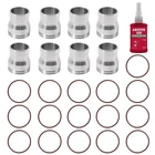8X Injector Sleeve W/o-ring &glue For Caterpillar Engine 3126B 3126E C7 C15 New. Price: $213.87.