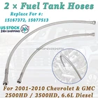 Stainless Fuel Tank Hoses For Chevrolet Gmc Sierra 2500HD 2001-2010 6.6L Duramax New. Price: $55.99.