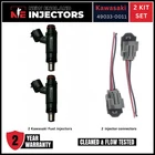 Set Of Kawasaki Injectors & Connectors 49033-0011 2006 2020 Remanufactured. Price: $171.00.