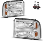 2005-2007 Ford F-250 F-350 F-450 F-550 Super Duty Headlights Chrome Left Right New. Price: $160.99.