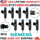 New Genuine Siemens 8X Fuel Injectors Fits 2005-2008 Dodge Magnum 4.7L 5.7L V8. Price: $260.00.