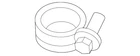 Genuine Gm Injector Clamp 40009254 New. Price: $7.32.
