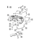 Genuine Mopar Fuel Filler Hose 68498495AD New. Price: $62.86.