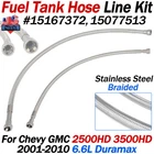 Pair Fuel Tank Hose For Gmc Sierra 2500HD 2001-2010 6.6L Duramax Chevy Silverado New. Price: $37.99.