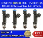Oem Set Of Bosch Fuel Injectors For 2013-2015 Chevrolet Trax 1.4L I4 Turbo Remanufactured. Price: $99.00.