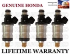 Genuine Honda Set Of 4 Fuel Injectors For 92-95 Civic Del Sol D16Z6 D15B Remanufactured. Price: $95.00.