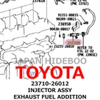 New Toyota Genuine Injector Assy Exhaust Fuel Addition 23710-26012. Price: $239.99.
