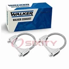 2 Pc Walker H-pipe Muffler Exhaust Clamps 1969-1970 Ford Custom 500 Kp New. Price: $15.83.