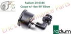 Radium 20-0386 Fuel Pressure Gauge W/ -8AN Orb Adapter 90 Elbow 0-100 Psi New. Price: $81.10.