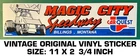 Magic City Speedway - Vintage Original Vinyl Decal Sticker Montana New. Price: $9.13.