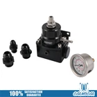 Fuel Inject Pressure Regulator Kit Black AN8 AN6 W/ Oil Gauge 0-160PSI Efi New. Price: $119.97.