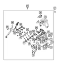 Genuine Mopar Injector Wiring 68275055AA New. Price: $134.47.